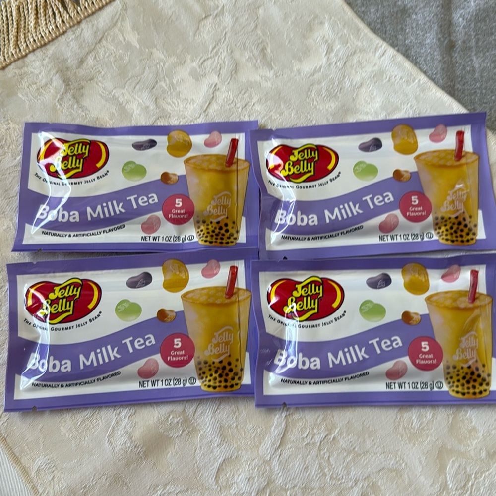 Jelly Belly Boba Milk Tea lot of 5 1 oz Variety Pack 5 flavors